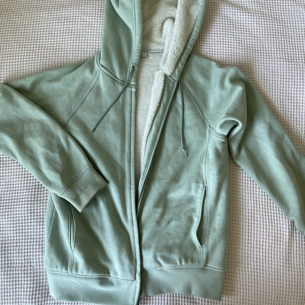 Hooded Jacket Zip Up Small